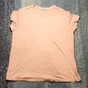 Marine Layer Peach Swing Tee Large